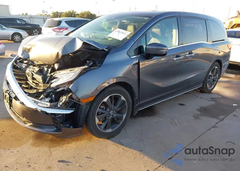 2023 Honda Odyssey Elite z USA, uszkodzony, nr VIN 5FNRL6H90PB069691